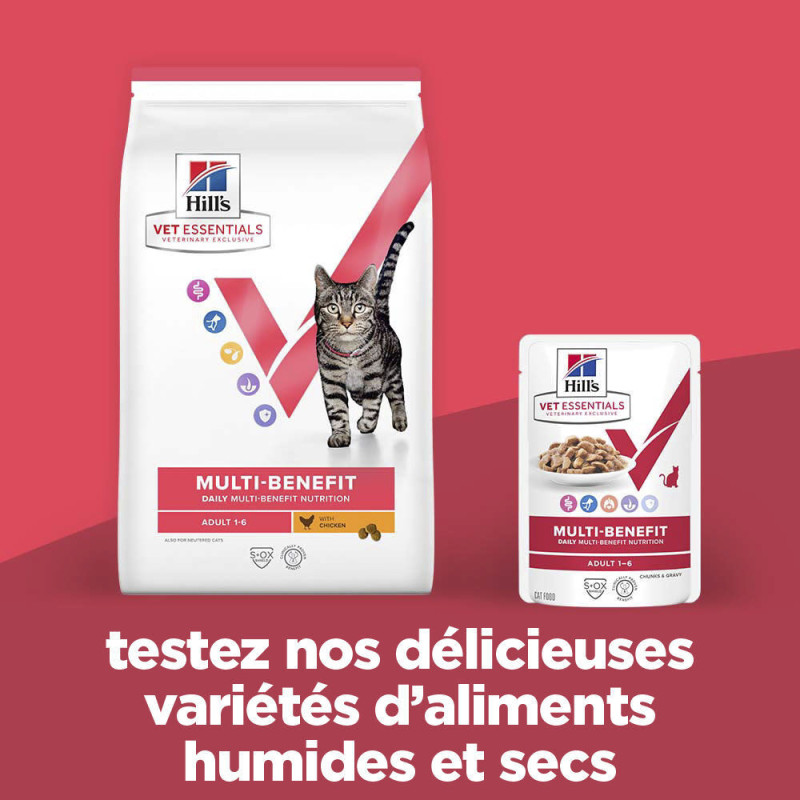 Vetessentials Feline Adult Multi Benefit Poulet