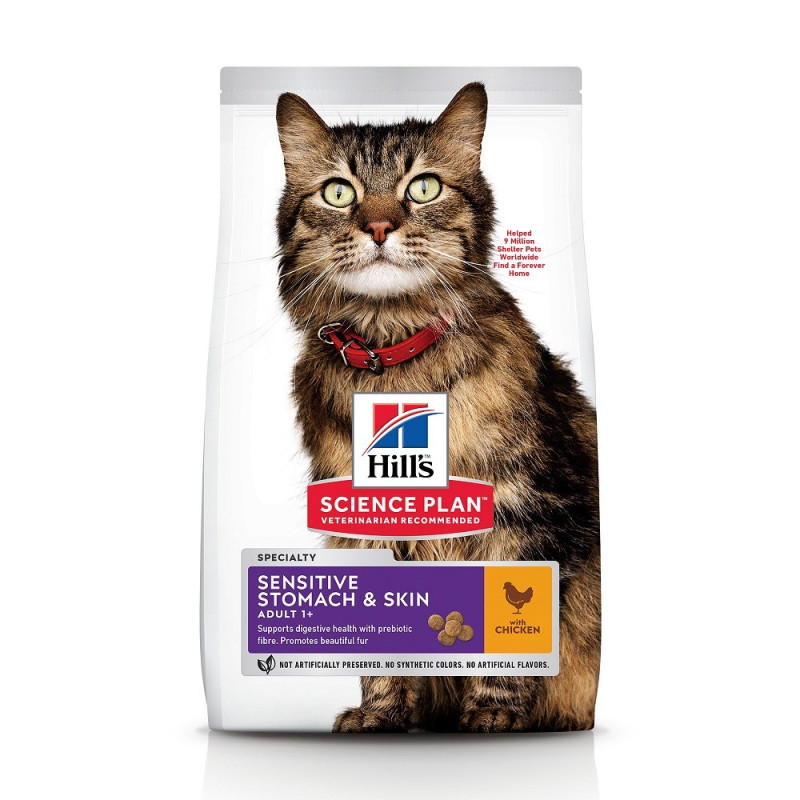 Feline Adult Sensitive Stomach & Skin Poulet