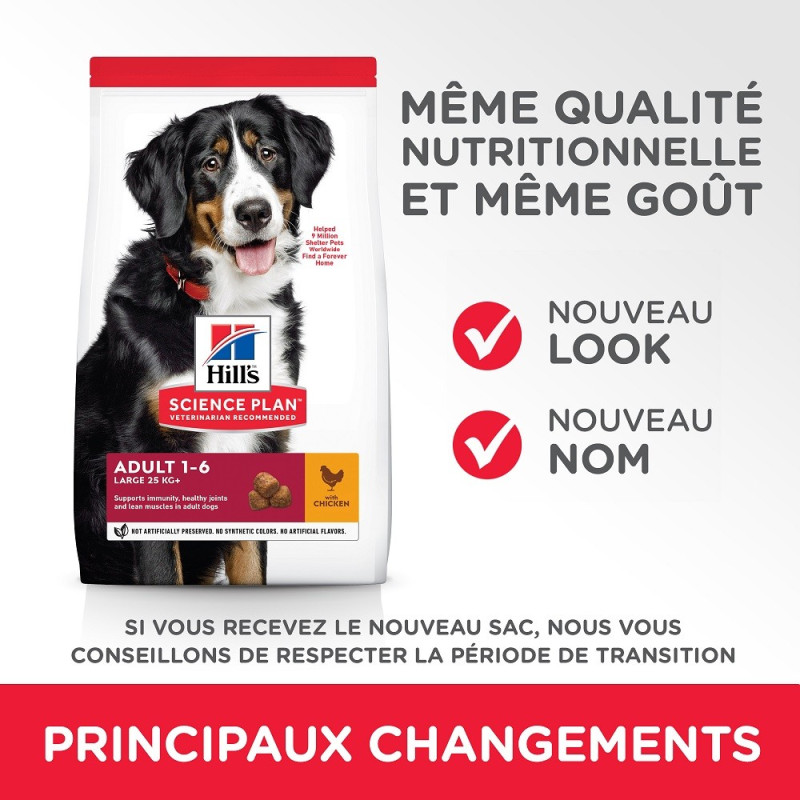 Canine Adult Large Poulet