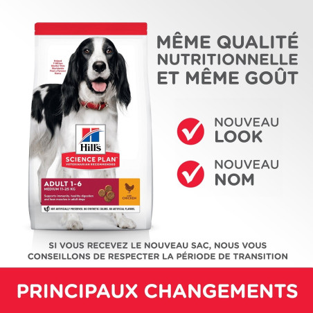 Canine Adult Medium Poulet